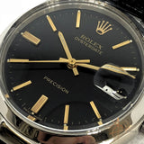 Rolex Oysterdate Precision Ref 6694 Black Dial Vintage Watch (Year 1978)