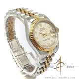 Rare Rolex Lady Datejust 69173 Pyramid Roman Dial w/ Cert & Box (1997)