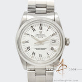 Rolex Oyster Date 1500 White Roman Dial Automatic Vintage Watch (1975)
