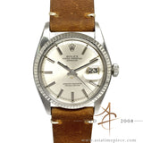 Rolex Datejust 1601 Silver Dial Vintage Watch (1975)