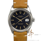 Rolex Date 1500 Black Dial Automatic Vintage Watch (1974)