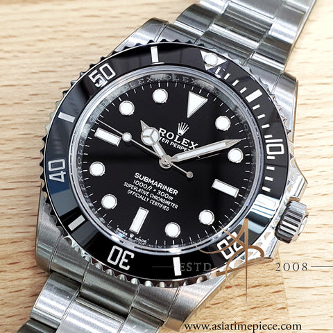 Like new Rolex Submariner 41 Black 124060 Oystersteel (2021)