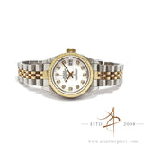 Full Set Rolex Datejust 26 Lady 69173 White Diamond Dial No Pinhole (1996)