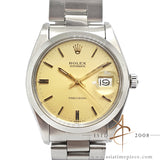 Rolex Precision 6694 Oystersteel 34 Champagne Dial Vintage Watch (1982)
