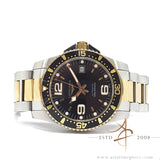 Longines HydroConquest L36423567 Black Dial Half Gold Bracelet 41mm (2017)