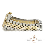 Rolex Oyster Perpetual Datejust Ref 68273 Monogram Dial Gold Steel Watch (Year 1991)