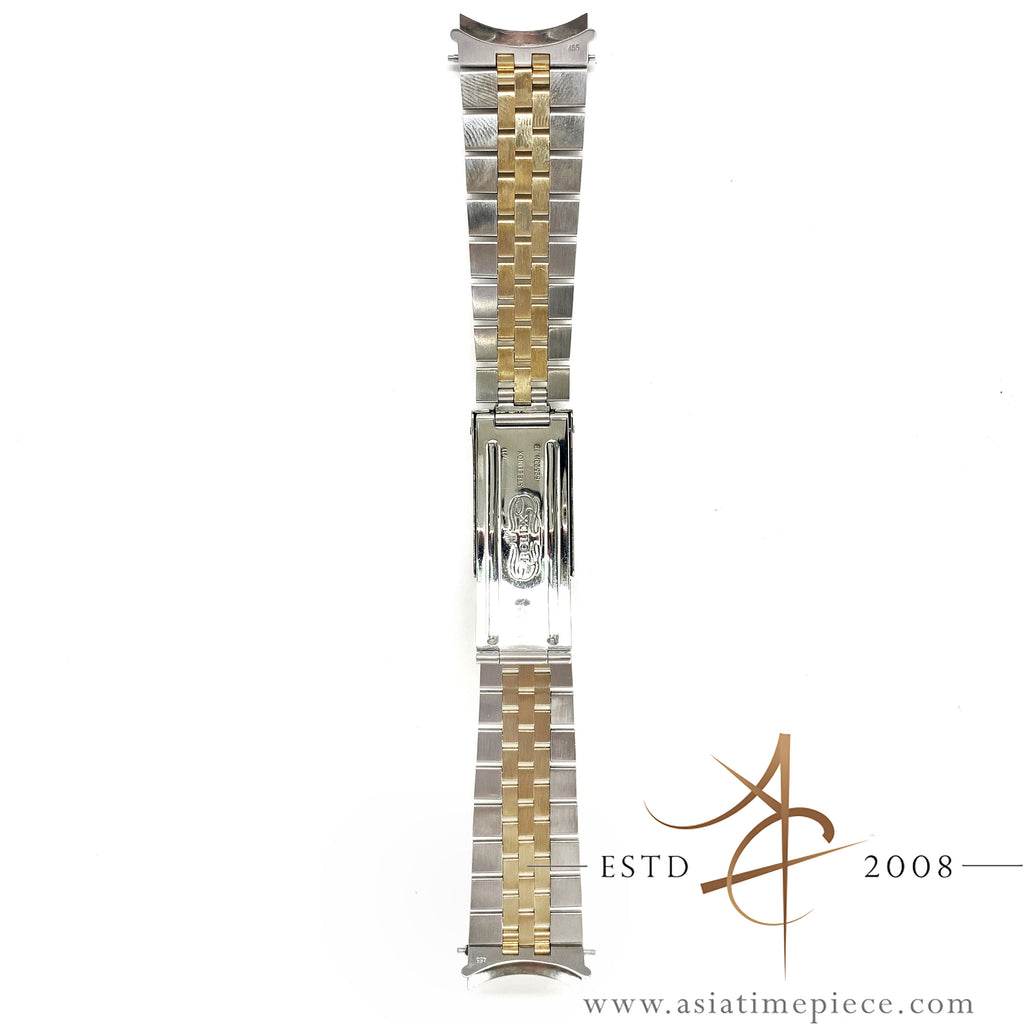 Rolex Jubilee 62523H 18K Gold Steel 20mm Bracelet End Links 455