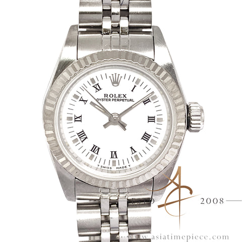 Rolex Datejust Ladies 67194 White Roman Dial (1995)