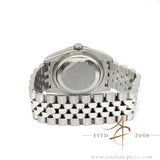 Rolex Datejust 116244 Rhodium Floral Motif Diamond Bezel