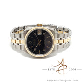Tudor Prince Date Ref 72033 Black Arabic Dial Midsize (2000)