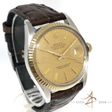 Rolex Datejust Men Ref 16013 Linen Dial Automatic (Year 1988)