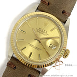 Rolex Datejust 1601 Champagne Dial Vintage Watch (1972)