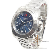 Tudor Sport Chronograph 20300 Steel Blue Dial 41mm Mens