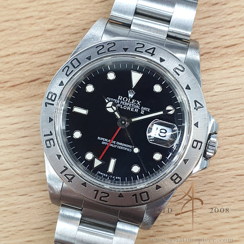 Rolex Explorer II 16570 Black Tritium Dial (1993)