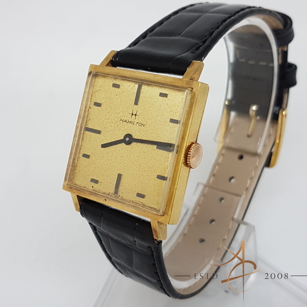 Hamilton 18k best sale gold watch