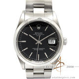 Rolex Date Ref 15200 Black Dial Oyster Bracelet