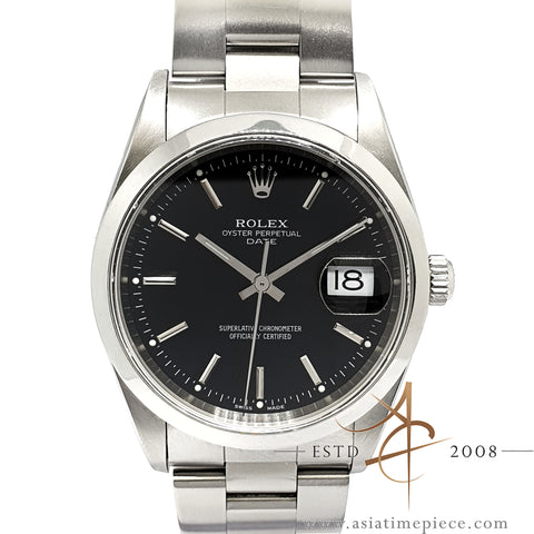 Rolex Date Ref 15200 Black Dial Oyster Bracelet