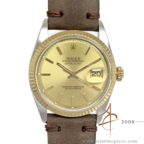 Rolex Datejust 1601 Champagne Dial Vintage Watch (1972)