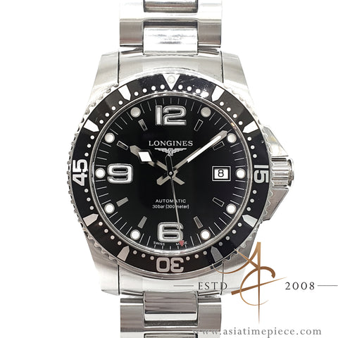 Longines Hydroconquest Automatic Black Dial L36424566