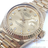 Rolex Datejust Ladies Ref 6917 Solid 18k Gold Vintage Watch (1979)