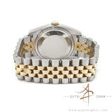 Rolex Datejust 36 Ref 116243 Factory Diamond Bezel White Roman Dial Jubilee