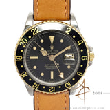 Rolex GMT Master 1675 Black Nipple Dial Vintage Watch (1975)