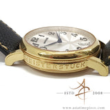 Mont Blanc Meisterstuck 7042 Quartz Silver Guilloche Dial Gold Plated