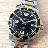 Longines HydroConquest L36423567 Black Dial Half Gold Bracelet 41mm (2017)