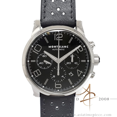 MontBlanc Timewalker Chronograph Ref 7069 Black 43mm