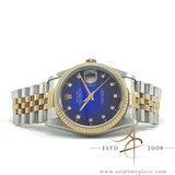 Rolex Datejust 16233 Diamond Blue Vignette Dial (1991)