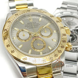 Rolex Daytona Cosmograph 116523 Two Tone Grey Sunburst w Cert (2001)