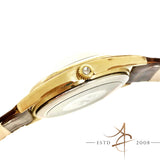 Omega Seamaster Waffle Dial Quartz 33mm Vintage Watch