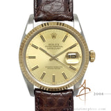 Rolex Datejust 16013 Champagne Dial Vintage Watch (1984)