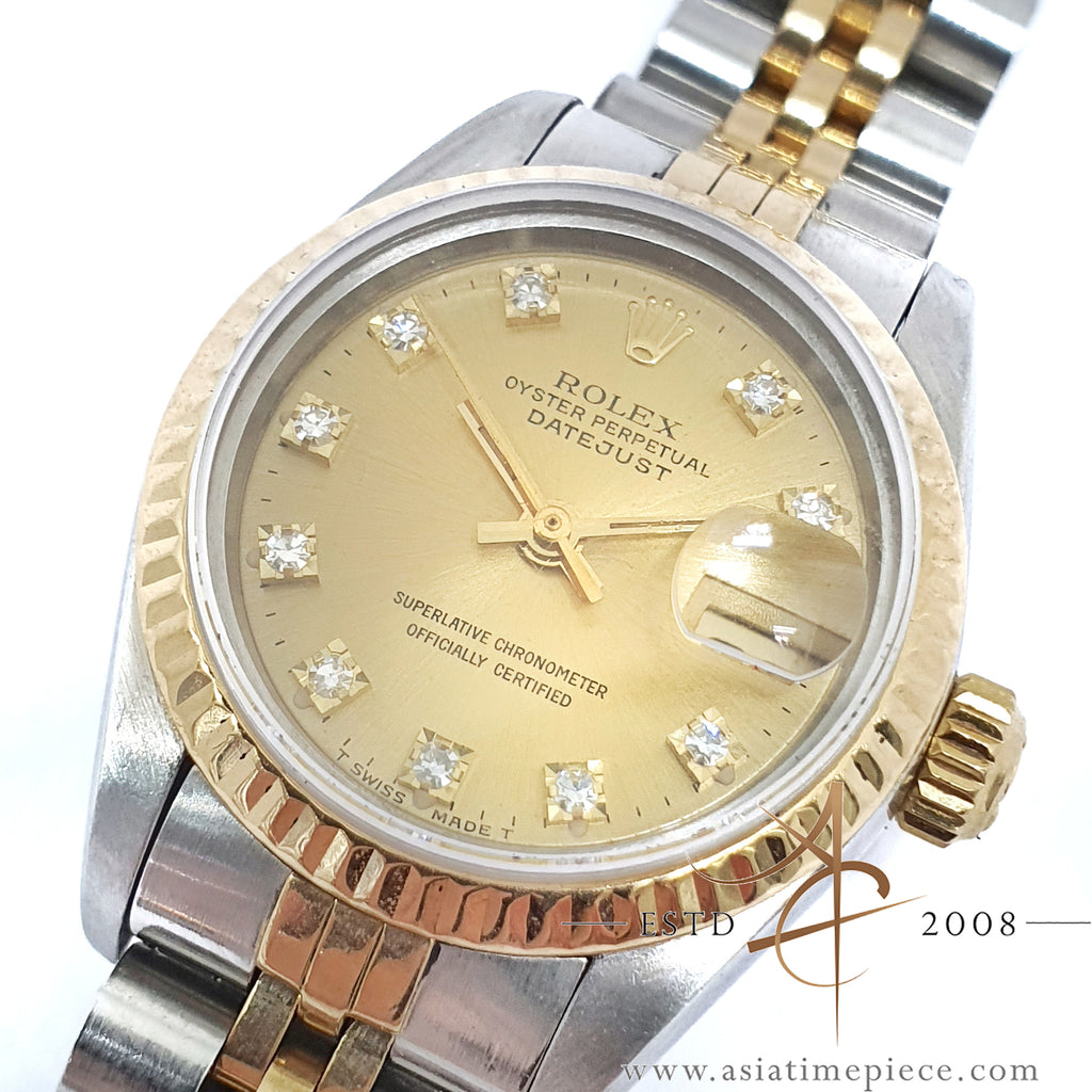 Rolex 1970s mens on sale datejust diamond watch