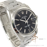 Rolex Oyster Date 15000 Black Dial Vintage Watch (1981)