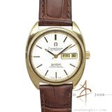 Omega Constellation C Shape Gold Cap Automatic Vintage Watch