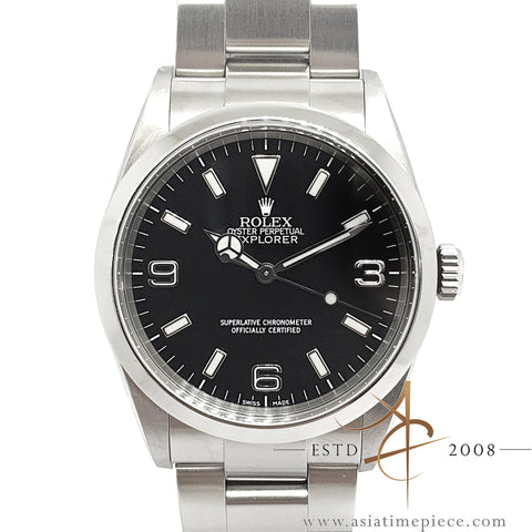 Rolex Explorer I Ref 114270 Oystersteel 36 Black Arabic Dial