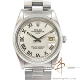 Rolex Date Ref 15000 Custom Roman Dial Vintage Watch (1984)