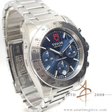 Tudor Sport Chronograph 20300 Steel Blue Dial 41mm Mens