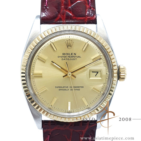 Rolex Datejust 1601 Champagne Dial Vintage Watch (1972)