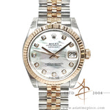 Rolex Datejust 31 Midsize 178271 Everose Diamond Mother of Pearl (2018)