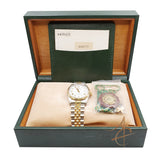 Rolex Datejust 31 Midsize Ref 68273 White Roman Dial Full Set (1990)