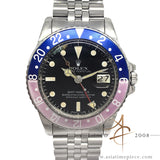 Rolex GMT Master 1675 Pepsi Jubilee Vintage Watch (1978)