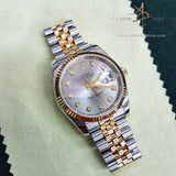 Rare Grey Rolex Datejust 36 Diamonds Ref 116233 (Year 2006)