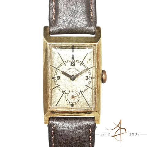 Para Chronometre 14K Solid Gold Winding Vintage Watch (1946)