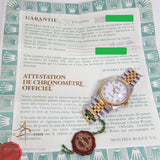 Rolex Oyster Perpetual Datejust 16233 White Roman Dial Vintage Watch (Year 1994)