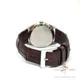 Omega White Sunburst Dial Vintage Watch