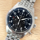 IWC Pilot Chronograph IW371704 Black Dial Bracelet 42mm (2008)