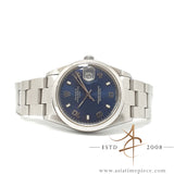 Rolex Date 15200 Sunburst Blue Dial Arabic index (2001)