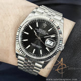 Rolex Datejust 36 Ref 126234 Black Dial Jubilee Bracelet 2020 Full Set
